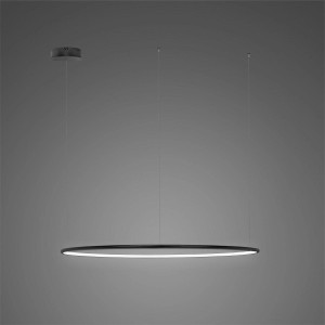 Lampa wisząca Ledowe Okręgi No.1 czarny 80cm - Altavola