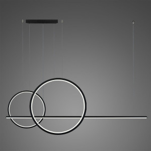 Lampa wisząca Linea No.4 czarny 60/40cm - Altavola