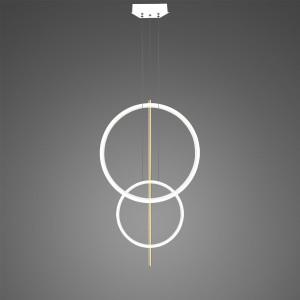 Lampa wisząca Linea No.5 60x40 cm białozłota DALI 3000K Altavola Design