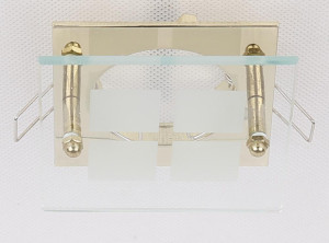 Spot Candellux Sz-03 złoty z bezbarwnym kloszem MR16