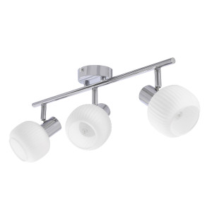 Lampa sufitowa Candellux Andrus srebrna 3×E14