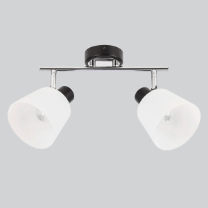 Lampa sufitowa Candellux Biloba czarna 2×E14