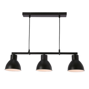 Lampa sufitowa Candellux Inezz czarna 3×E27