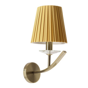 Klosz Candellux Vitoria patynowy abażur tkaninowy 1×E14