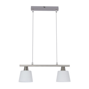 Lampa wisząca Candellux Hybryda nikiel mat 2×E14
