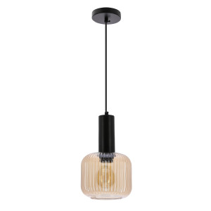 Lampa wisząca Candellux Linox czarna 1×E27