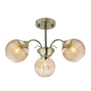 Lampa sufitowa Candellux Pascal patynowa 3×E27