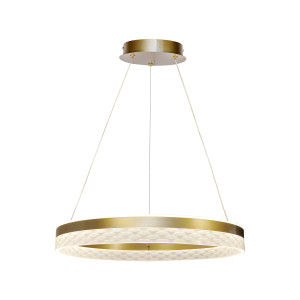 Lampa wisząca Candellux Gloris złota 2× LED zintegrowany
