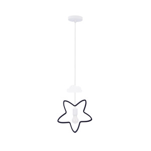 Lampa wisząca Candellux Star biała 1×E27