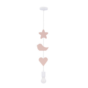 Lampa wisząca Candellux Single biała E27