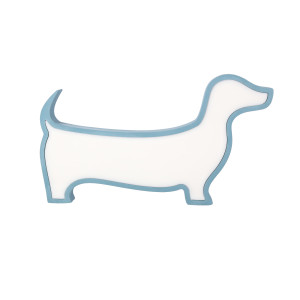 Lampa stołowa Candellux Dog niebieska LED