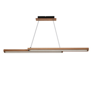 Lampa wisząca Sento drewniana 20W LED 4000K maskownica czarny 31-11626 Candellux