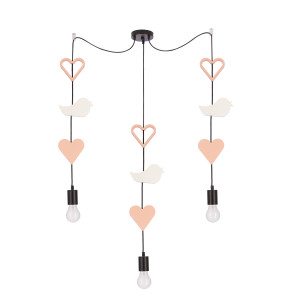 Lampa wisząca Candellux Trio czarna 3×E27