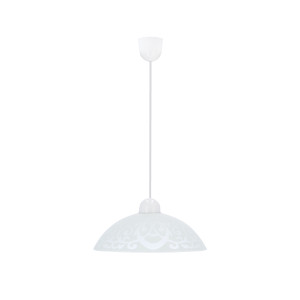 Lampa wisząca Candellux Bronte biała 1×E27