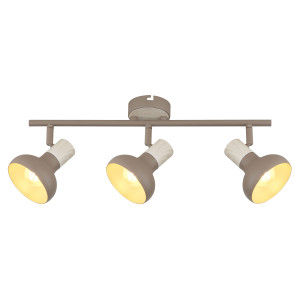Lampa sufitowa Candellux Puerto 93 brązowa 3×E14