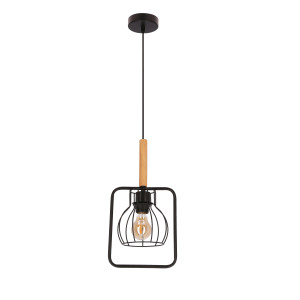 Lampa wisząca Candellux Franita czarna 1×E27