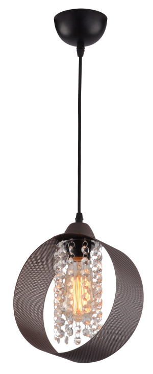 Lampa wisząca Candellux Andaro kawowa 1×E27