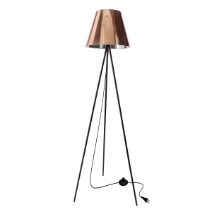 Lampa podłogowa Candellux Platino miedziana z miedzianym abażurem 1×E27