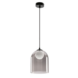 Lampa wisząca Candellux Klea z dymionym kloszem 1×G9