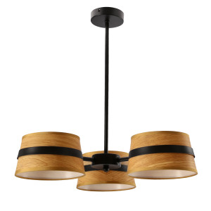 Lampa wisząca Candellux Demy czarna 3×E14