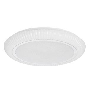 Lampa sufitowa Candellux Gilly biała z akrylowym kloszem LED
