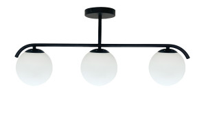 Lampa wisząca Candellux Amadeo czarna 3×E14