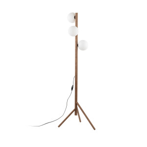 Lampa podłogowa Estera Wood Orzech Orzech 3x G9 - TK Lighting