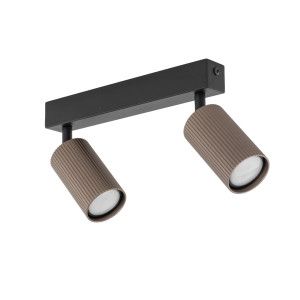Kinkiet Tune Brown 2Xgu10 2x GU10 - TK Lighting