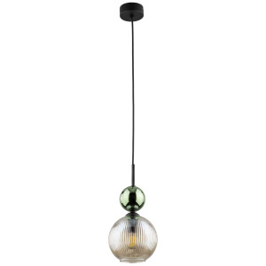 Lampa wisząca Sophia Green Cognac 1x E14 - TK Lighting