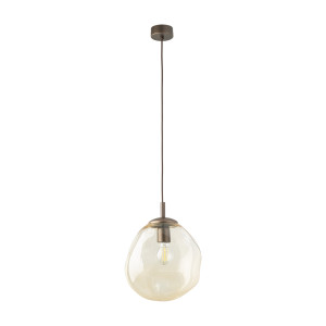 Lampa wisząca Lava M Brown 1x E27 - TK Lighting