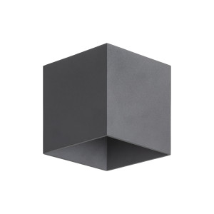 Kinkiet Cube Gray 2x LED - TK Lighting