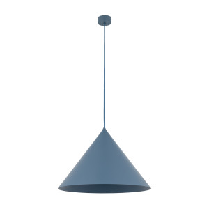 Lampa wisząca Cono Xl Navy Niebieski 1x E27 - TK Lighting