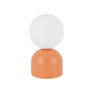Lampa stołowa Miki Salmon Lampka Pomarańczowy 1x G9 - TK Lighting