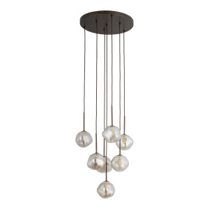 Lampa wisząca Lava Brown 7x G9 - TK Lighting