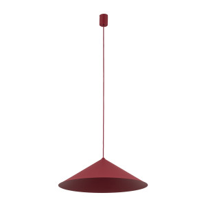 Lampa wisząca Lume Xl Burgund Czerwony 1x GX 53 - TK Lighting