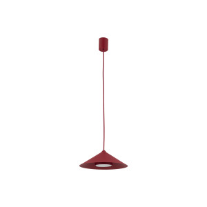 Lampa wisząca Lume S Burgund Czerwony 1x GX 53 - TK Lighting