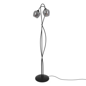 Lampa podłogowa SARA K-5198 Grafitowy, czarny 2 źr., E27, 15W LED - Kaja