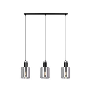 Lampa wisząca BRUS K-5253 Czarny, grafitowy 3 źr., E27, 15W LED - Kaja