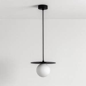 Lampa wisząca ROBIN K-5435 Czarny, biały 1 źr., G9, 10W LED - Kaja
