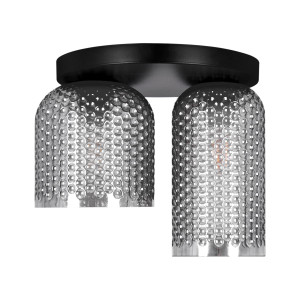 Lampa sufitowa INGA K-5634 Grafitowy, czarny 2 źr., E27, 15W LED - Kaja
