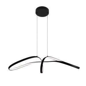 Lampa wisząca SNOW K-8234 Czarny 1 źr., LED - Kaja