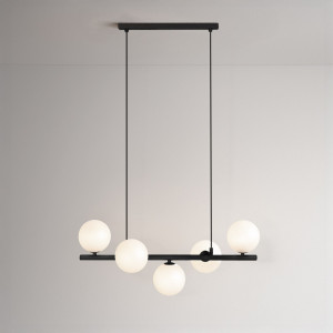 Lampa wisząca FILO K-5851 Czarny, biały 5 źr., G9, 10W LED - Kaja