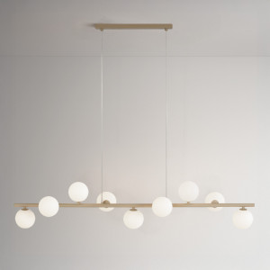 Lampa wisząca ARDI K-5843 Beż, biały 9 źr., G9, 10W LED - Kaja