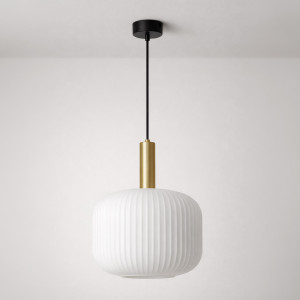 Lampa wisząca FABIO K-5870 Czarny, biały, patyna 1 źr., E27, 15W LED - Kaja