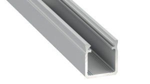 Profil Aluminiowy Srebrny Typ Y 2m + Klosz Mleczny – Eko-Light