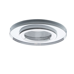 Oczko sufitowe Szklane EKOS204 srebrny E27 - Eko-Light