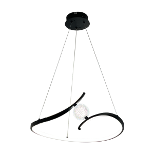 Lampa wisząca Perla ML1177 czarny E27 - Milagro
