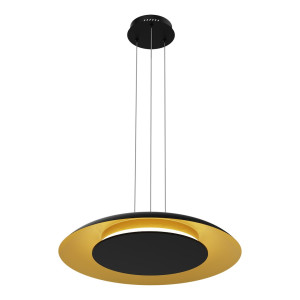 Lampa wisząca Piattino ML1815 czarny E14 - Milagro