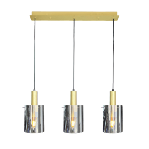 Lampa wisząca Arcadia ML1817 złoty E27 - Milagro