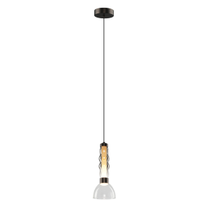 Lampa wisząca Lucco ML1417 dymiony E27 - Milagro